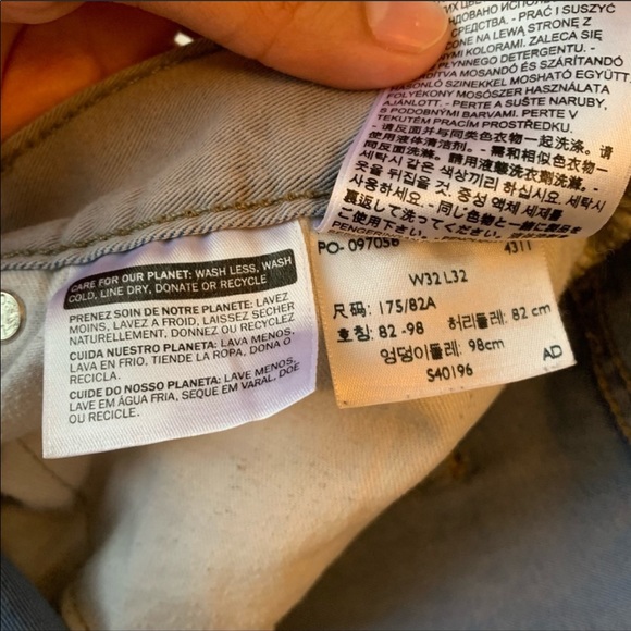 Levi’s Grey 508 Jeans - Picture 7 of 9